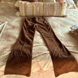 BDG flare cord brown trousers 28 NWOT